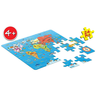 My First World Map 24pc Puzzles