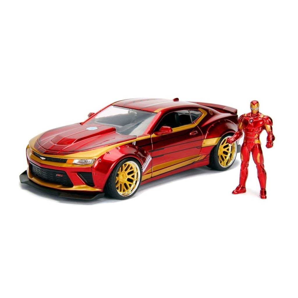 Jada 1/24 Ironman & 2016 Chevy Camaro Movie Hollywood Rides