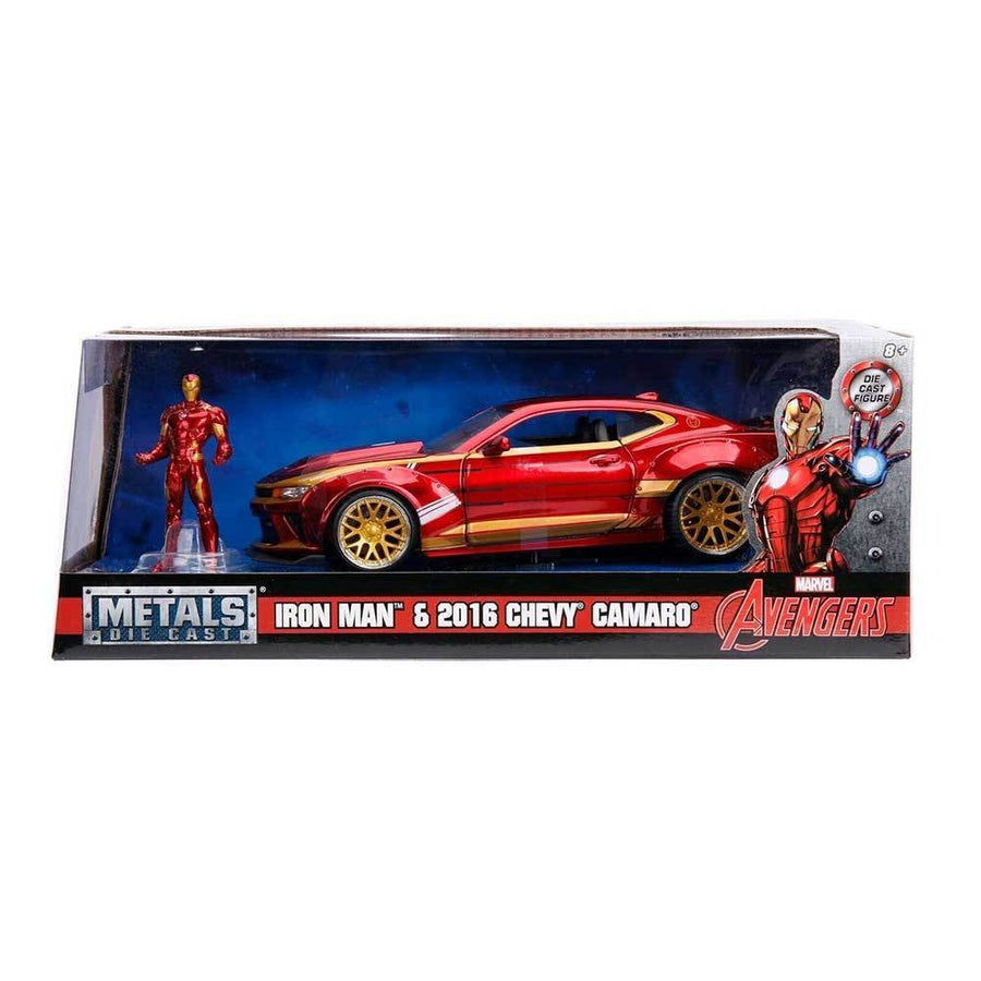 Jada 1/24 Ironman & 2016 Chevy Camaro Movie Hollywood Rides