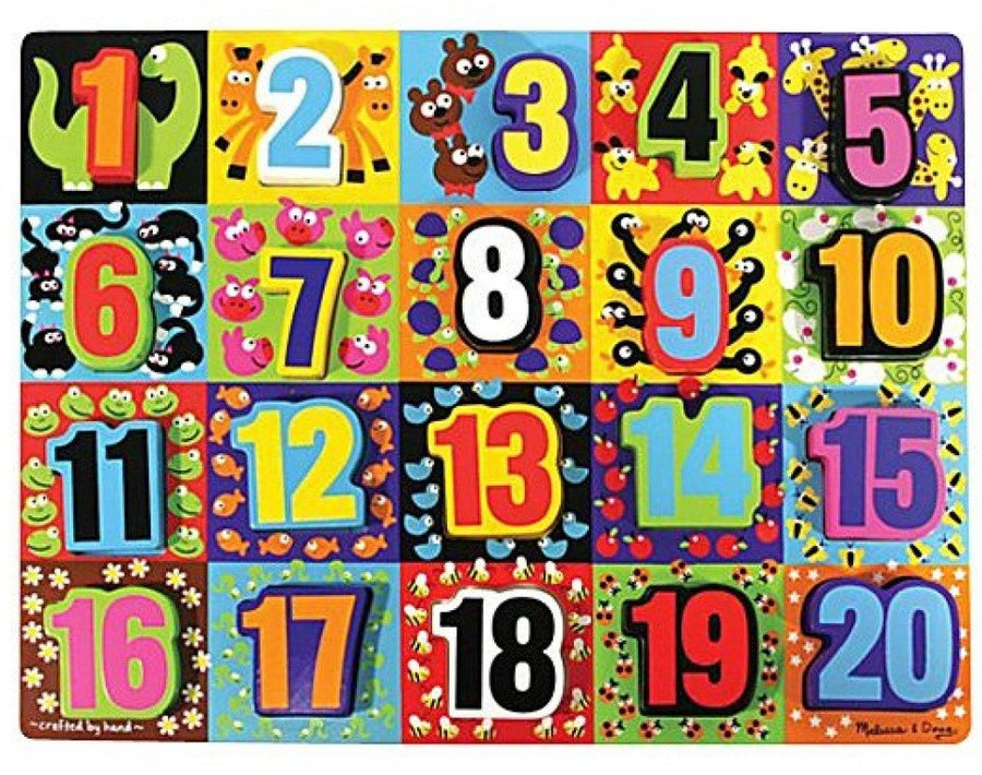 Jumbo Numbers 20pcs Chunky Puzzle