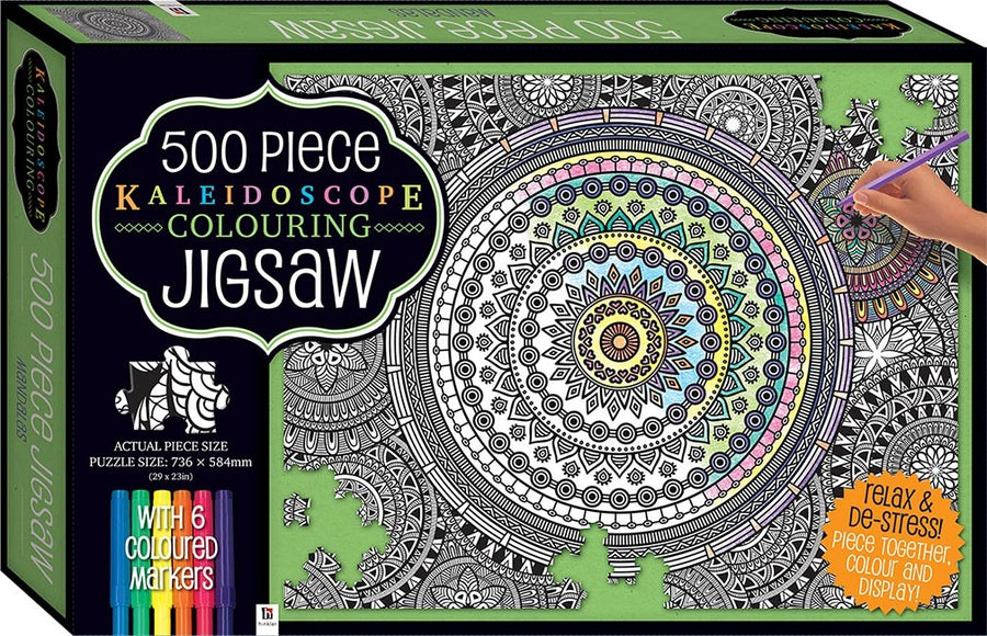 Kaleidoscope 500pc Colouring Puzzle