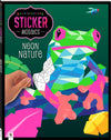 Kaleidoscope Sticker Mosaics: Neon Nature