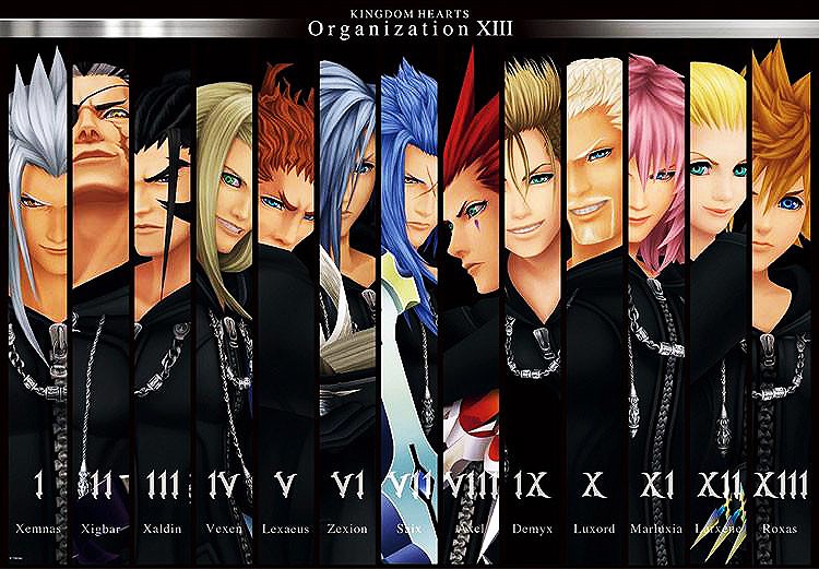 Kingdom Hearts Organization XIII 1000pcs Puzzle