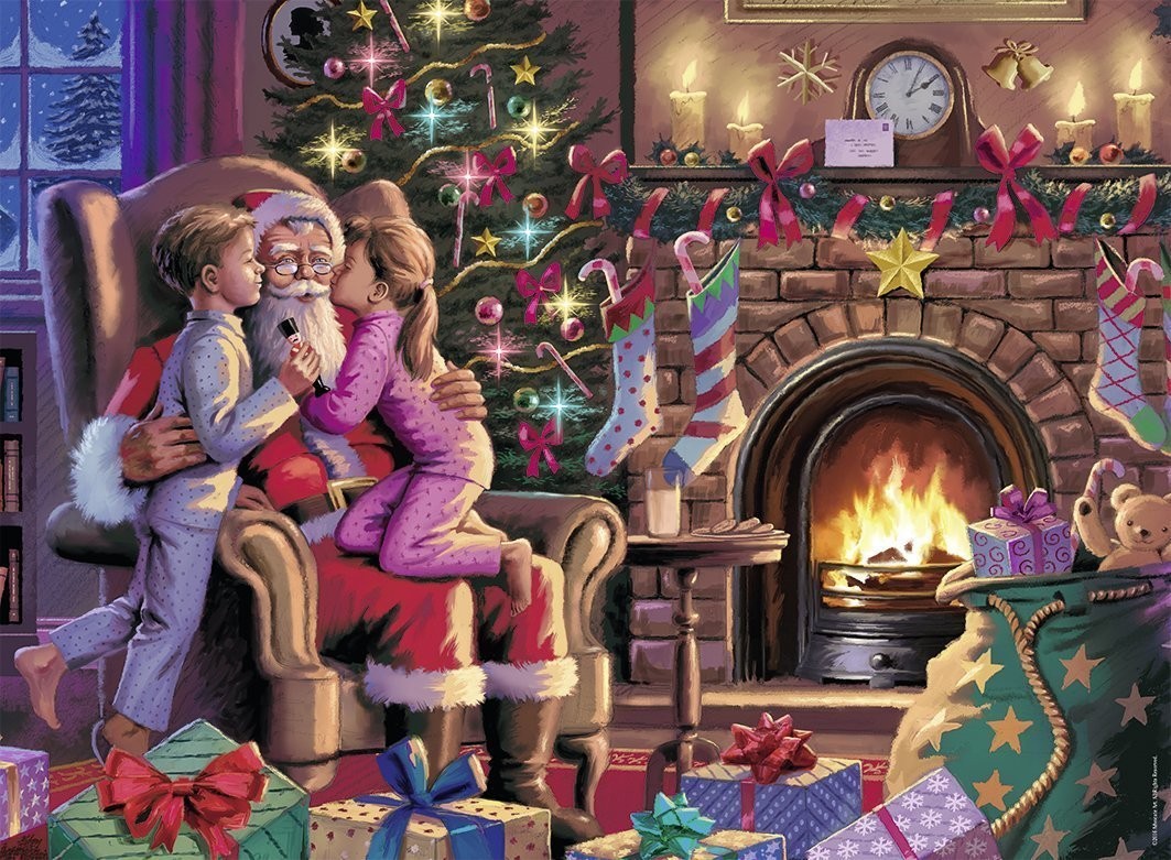 Kissing Santa 300pcs Puzzle