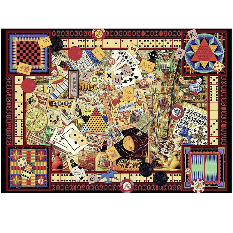 Vintage Games by Kate Ward Thacker 1000pcs Puzzle