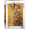 The Fulfillment by Gustav Klimt 1000pc Puzzle