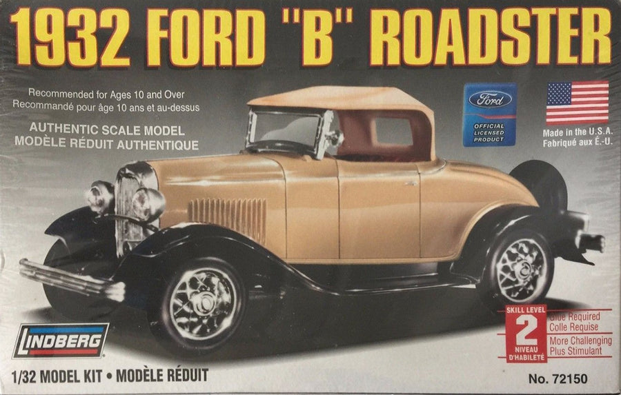 Lindberg 1/32 1932 Ford "B" Roadster Kit