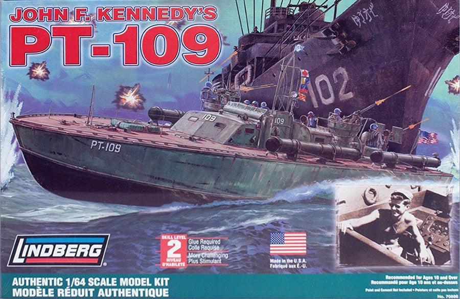 Lindberg 1/64 John F. Kennedy's PT-109 Kit