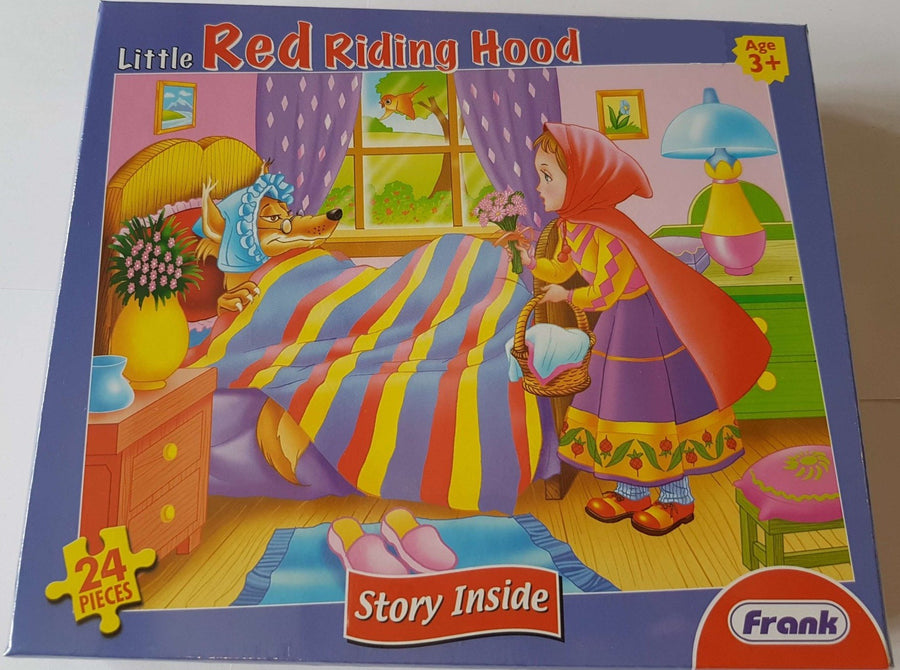 Little Red Riding Hood 24 Pieces Puzzle (Story Inside)