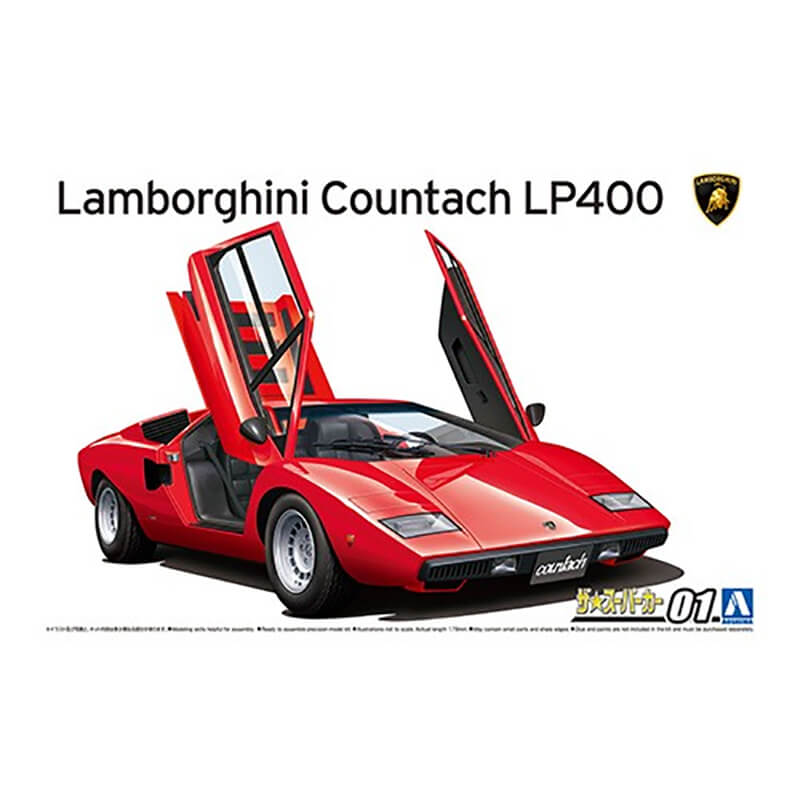 Aoshima 1/24 Lamborghini Countach LP400 Kit