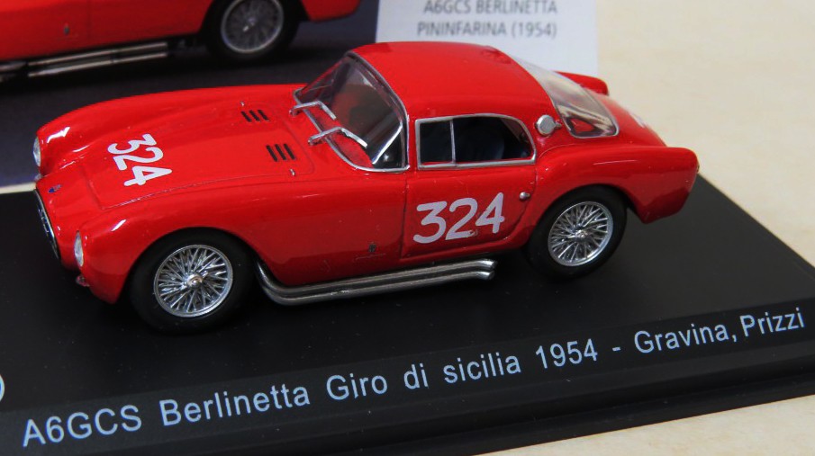 MAG 1/43 Maserati A6GCS Berlinetta Giro di Sicilia 1954 - Gravina, Prizzi