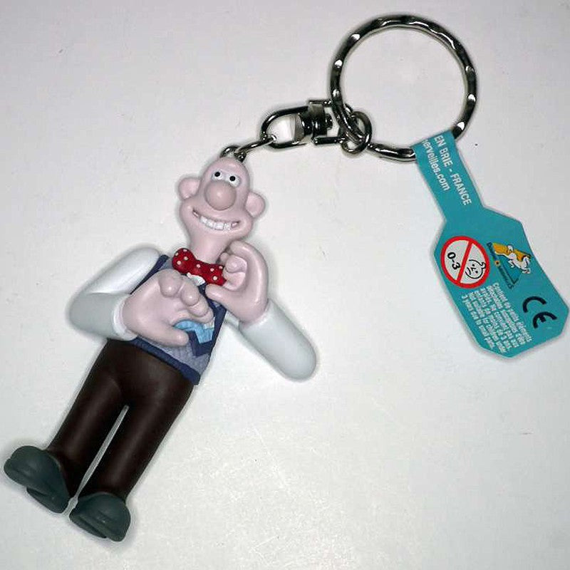 MAG Wallace With Bow Tie From The Curse Of The Were Rabbit (Keychain)