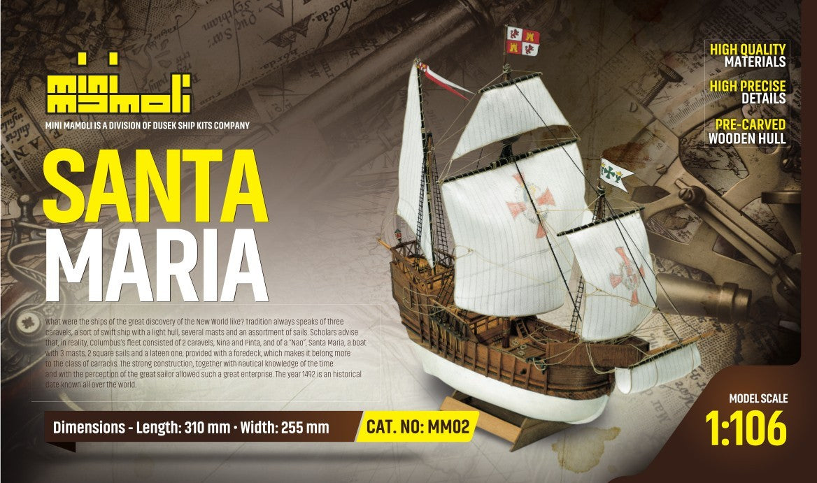 Mamoli 1/106 Santa Maria Kit