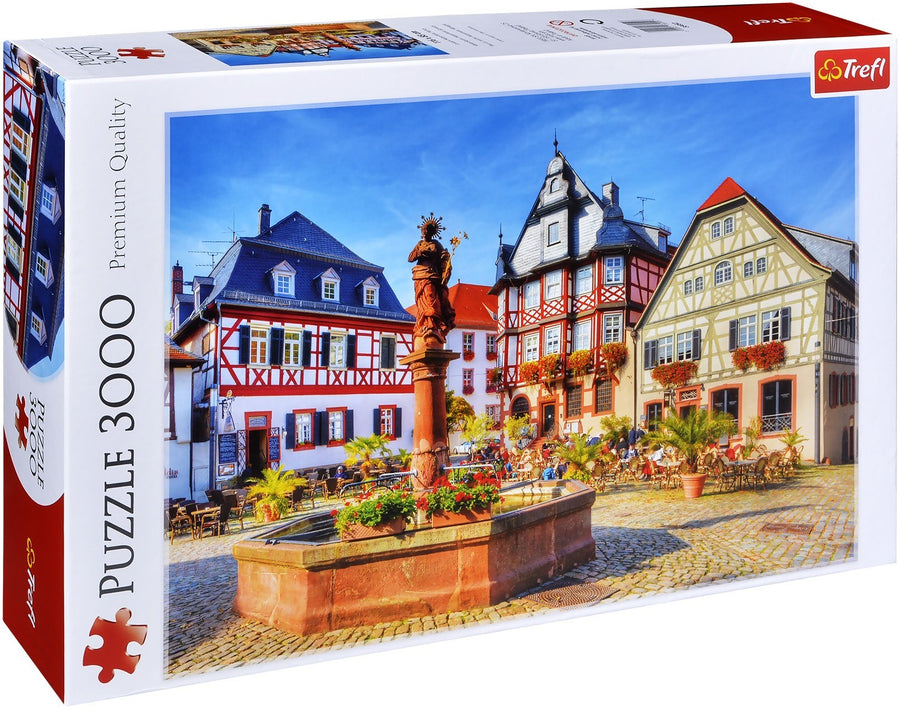 Market Square, Heppenheim, Germany 3000pc Puzzle