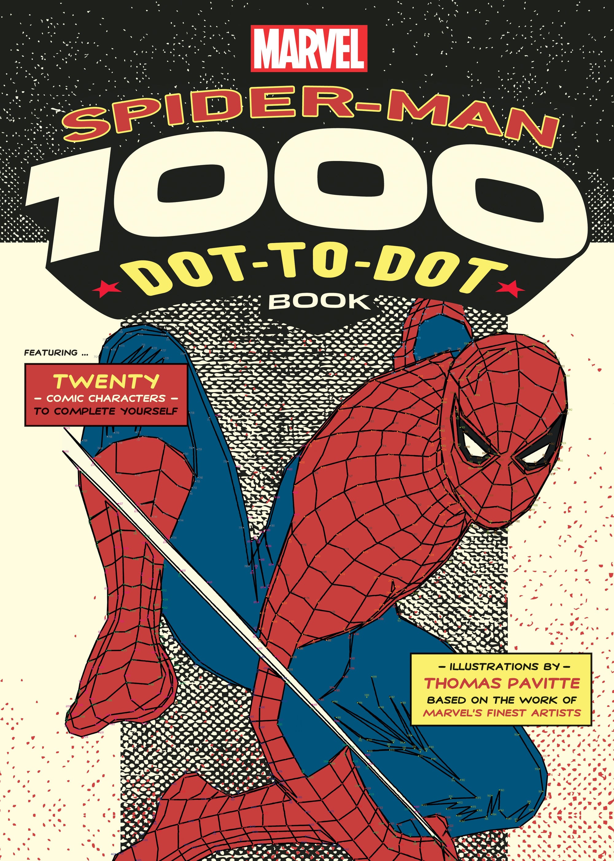 Marvel Spiderman 1000 Dot-To-Dot Book