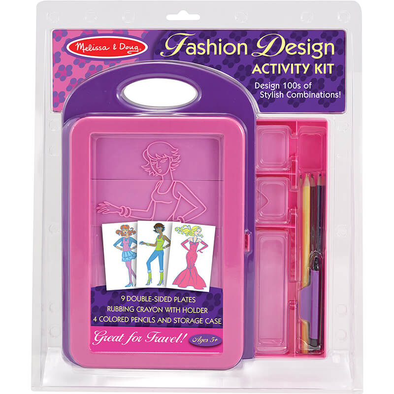 Melissa & Doug Fashion Design Art Activity Kit