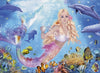 Mermaid and Dolphins by Gilda Belin 100pcs Puzzle