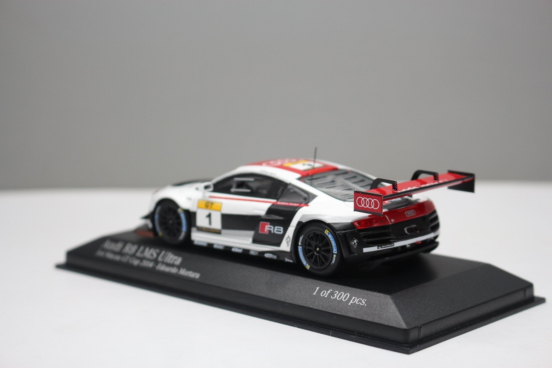 Minichamps x Tarmac Works 1/43 Audi R8 LMS Ultra / Macau GT Cup/ Edoardo Mortara