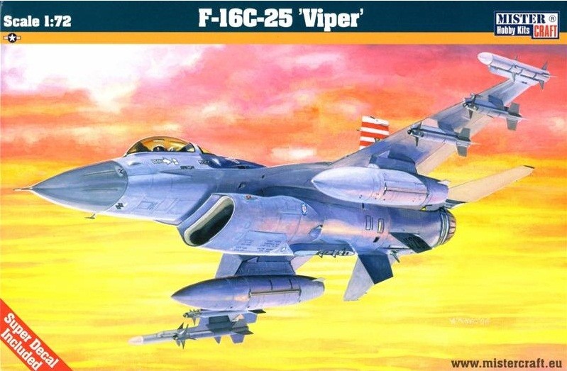 Mister Craft 1/72 F-16C-25 "Viper" Kit