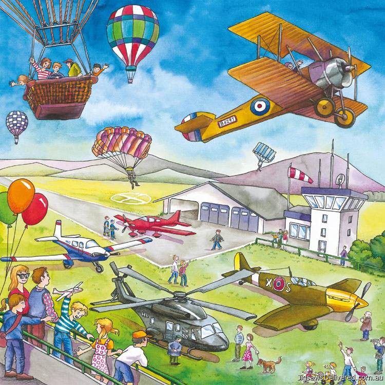 Motoring Along 3x49 pcs Puzzle