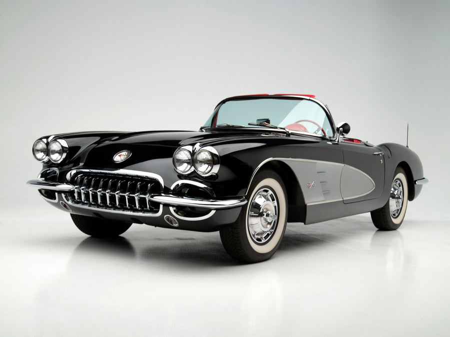 Motormax 1/18 1958 Corvette (Black)