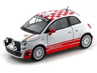 Motormax 1/24 Abarth 500 R3T (White)