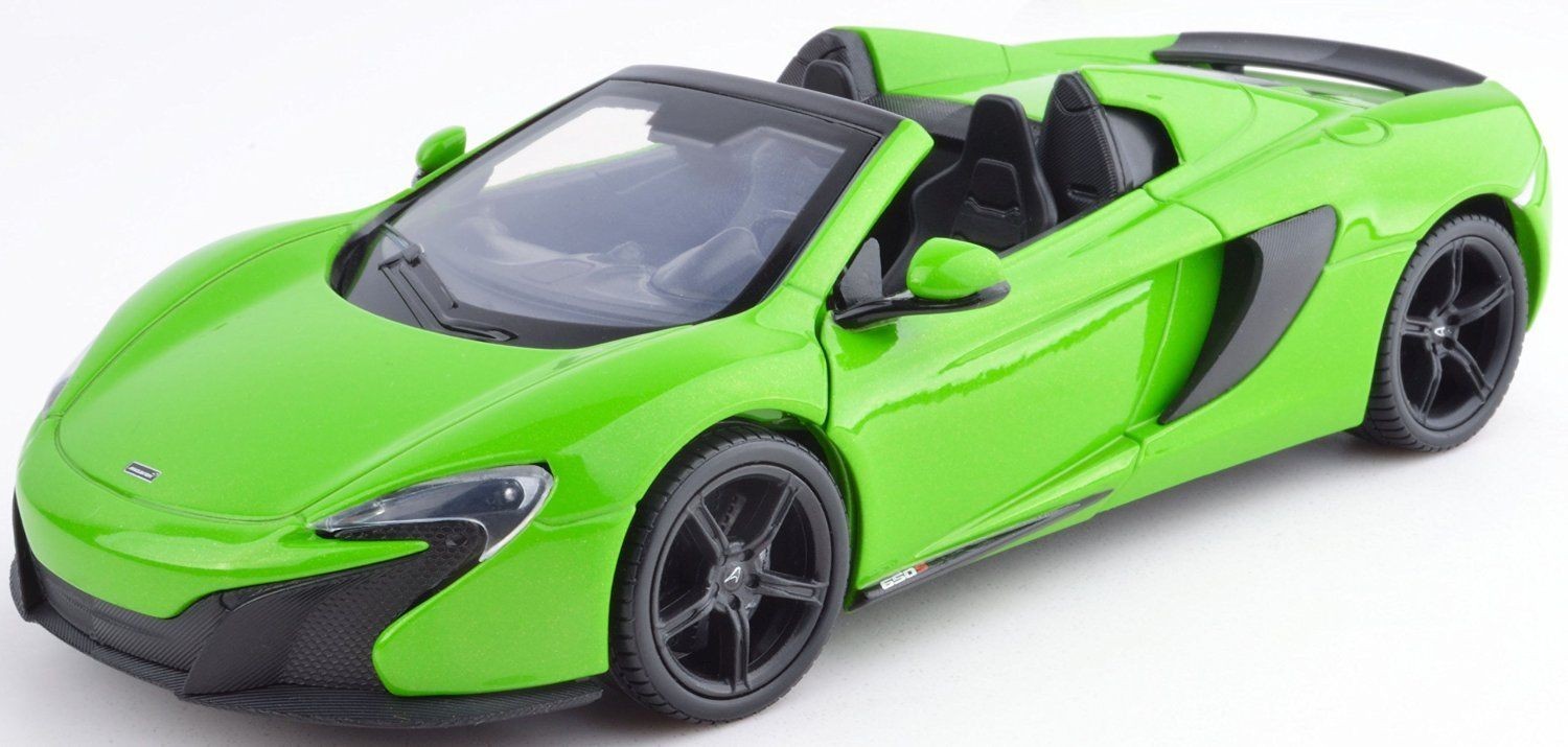 Motormax 1/24 McLaren 650S Spider (Green)