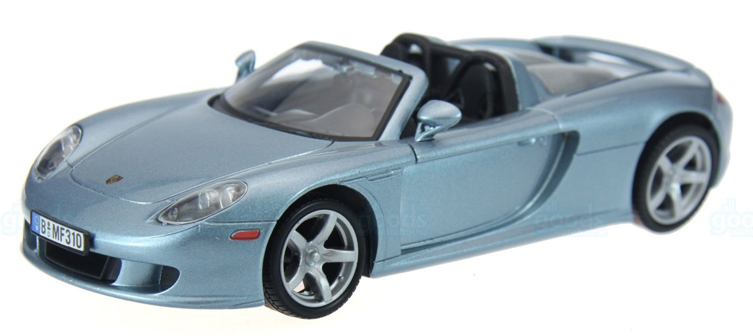 Motormax 1/24 Porsche Carrera GT (Silver Blue)