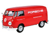 Motormax 1/24 Volkswagen Type 2 (T1) Van Porsche (Red)