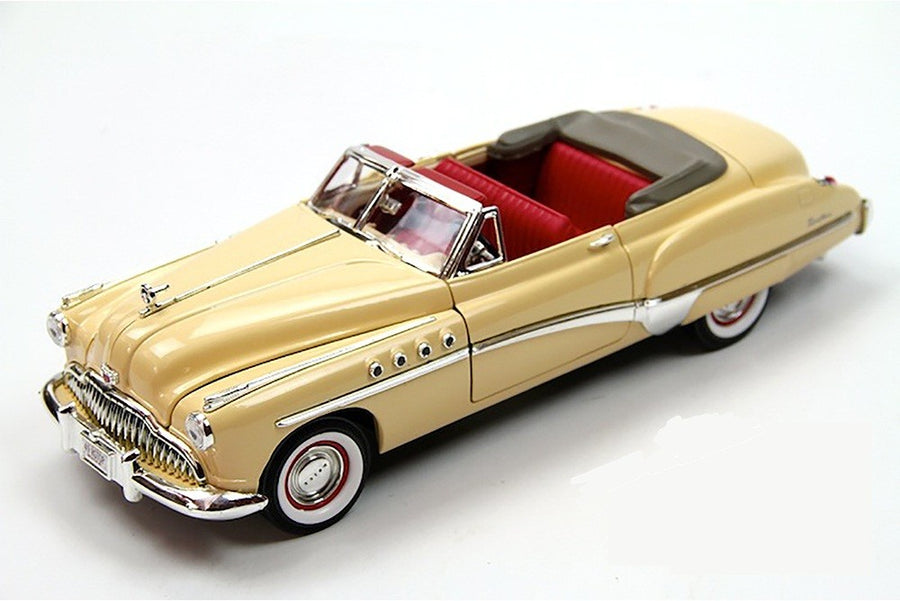 Motormax 1/43 1949 Buick Roadmaster (Cream)