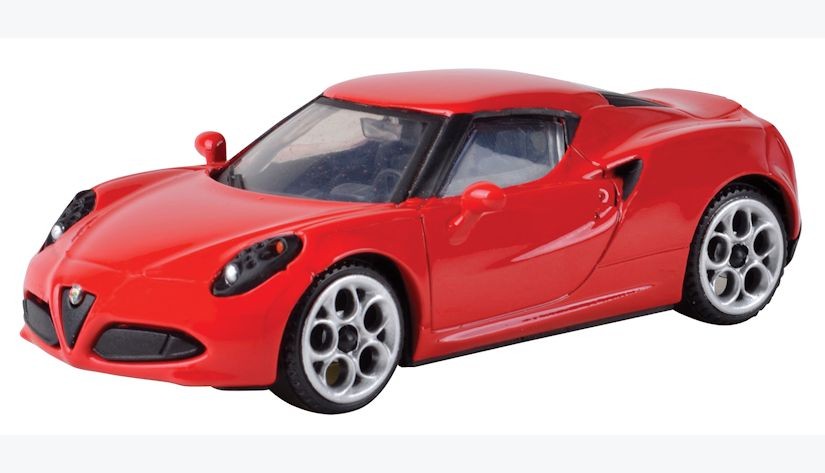 Motormax 1/43 Alfa Romeo 4C (Red)