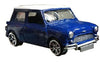 Motormax 1/43 Old Mini Cooper (Blue)
