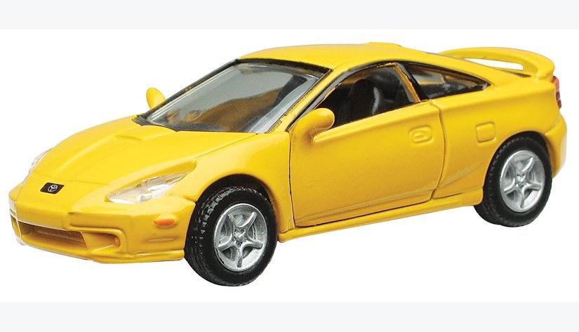 Motormax 1/43 Toyota Celica (Yellow)