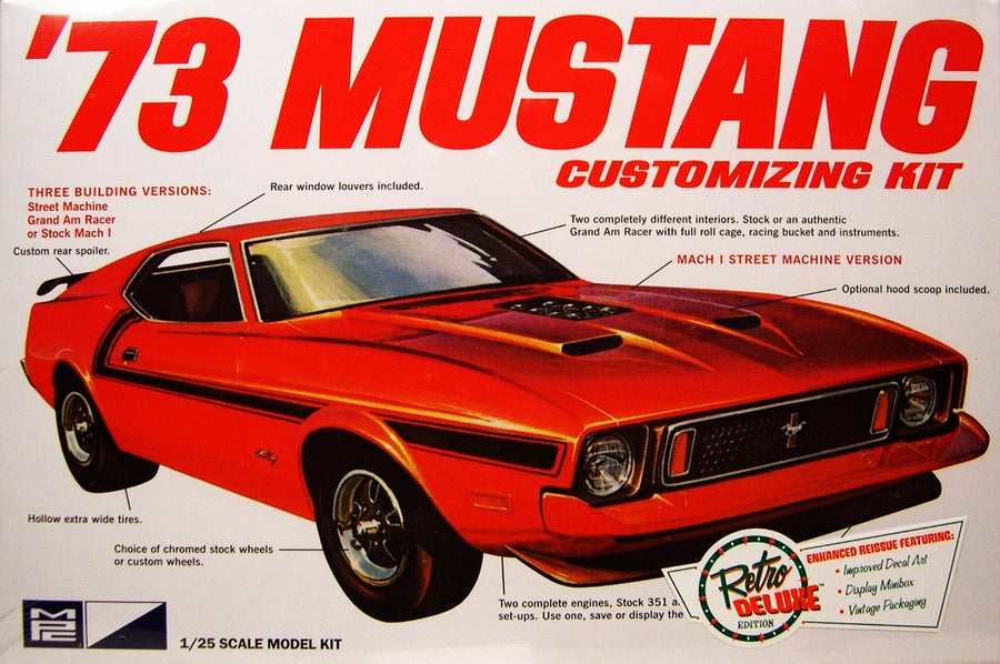 MPC 1/25 1973 Ford Mustang Kit