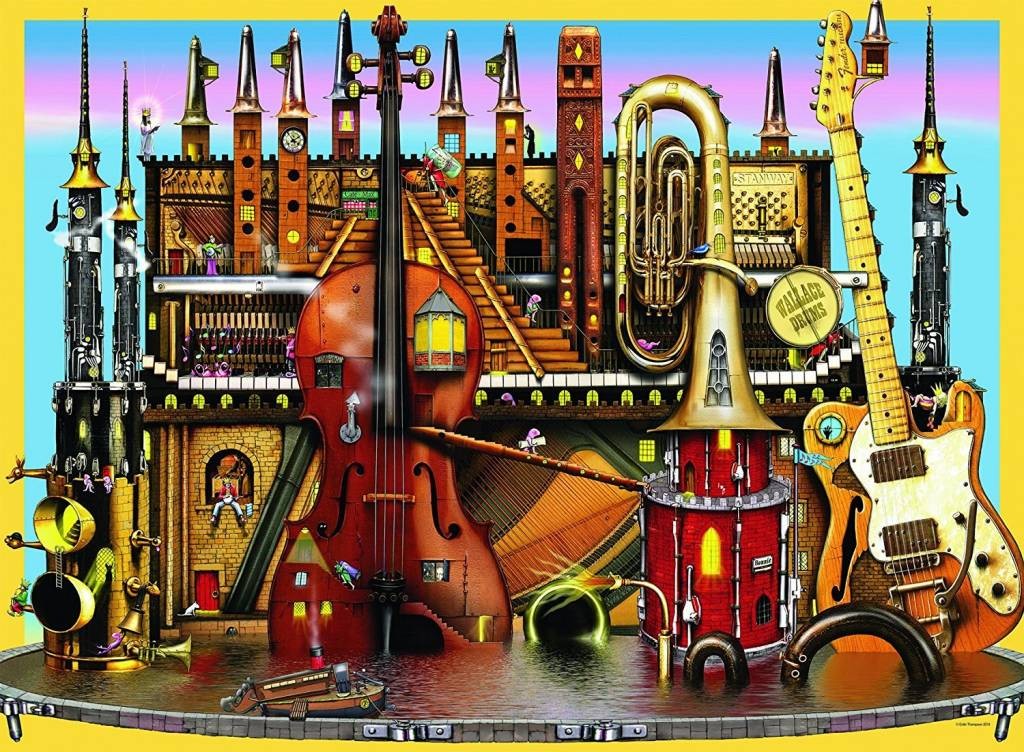 Music Castle by Colin Thompson 100pcs XXL Puzzle