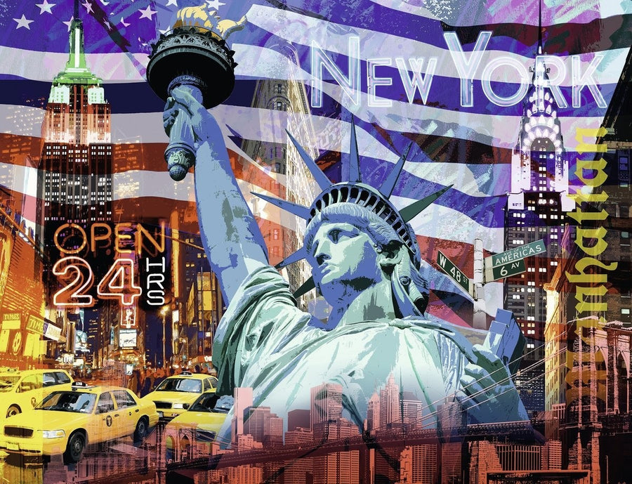New York Collage by Walter Pepperle 2000pcs Puzzle