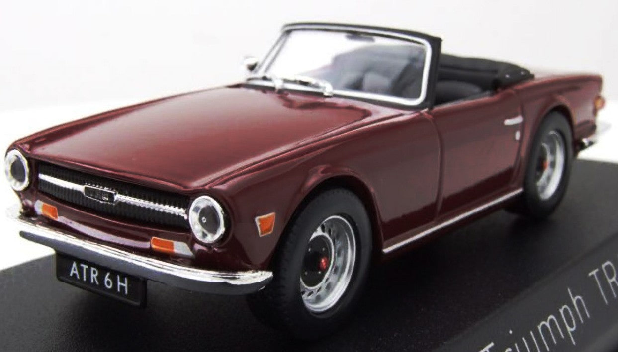 Norev 1/43 Triumph TR6 1970 (Damson Red)