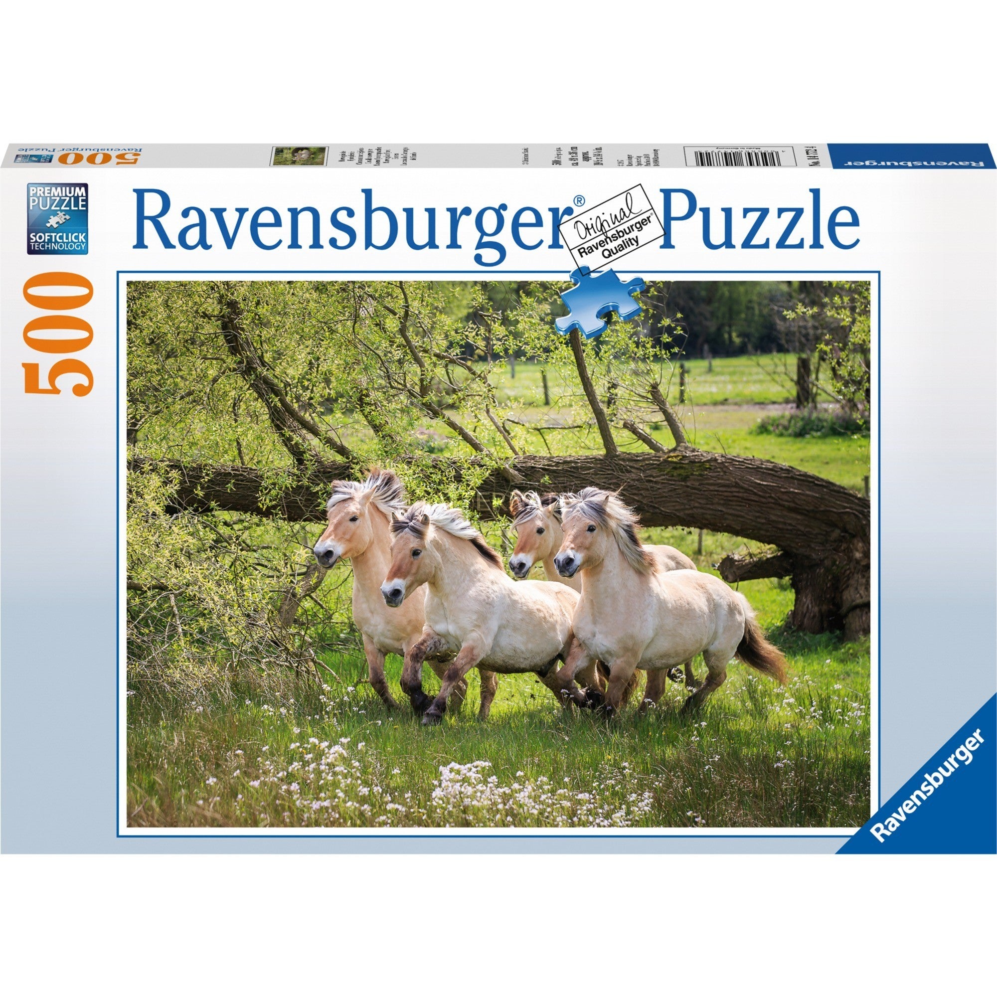 Norwegian Fjord Horses 500pcs Puzzle