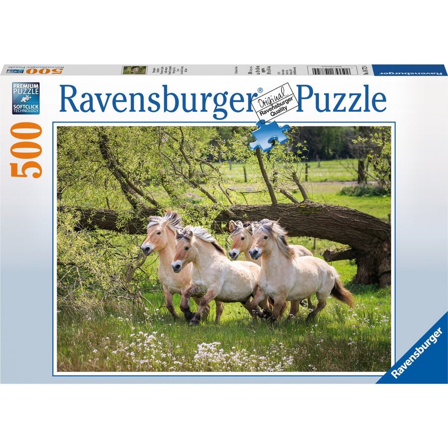 Norwegian Fjord Horses 500pcs Puzzle