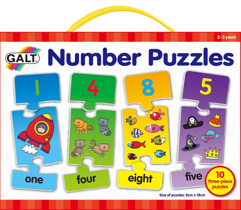 Number 10x3pcs Puzzle