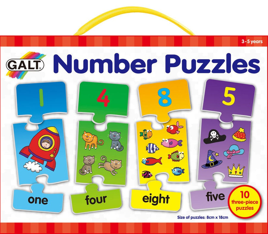 Number 10x3pcs Puzzle