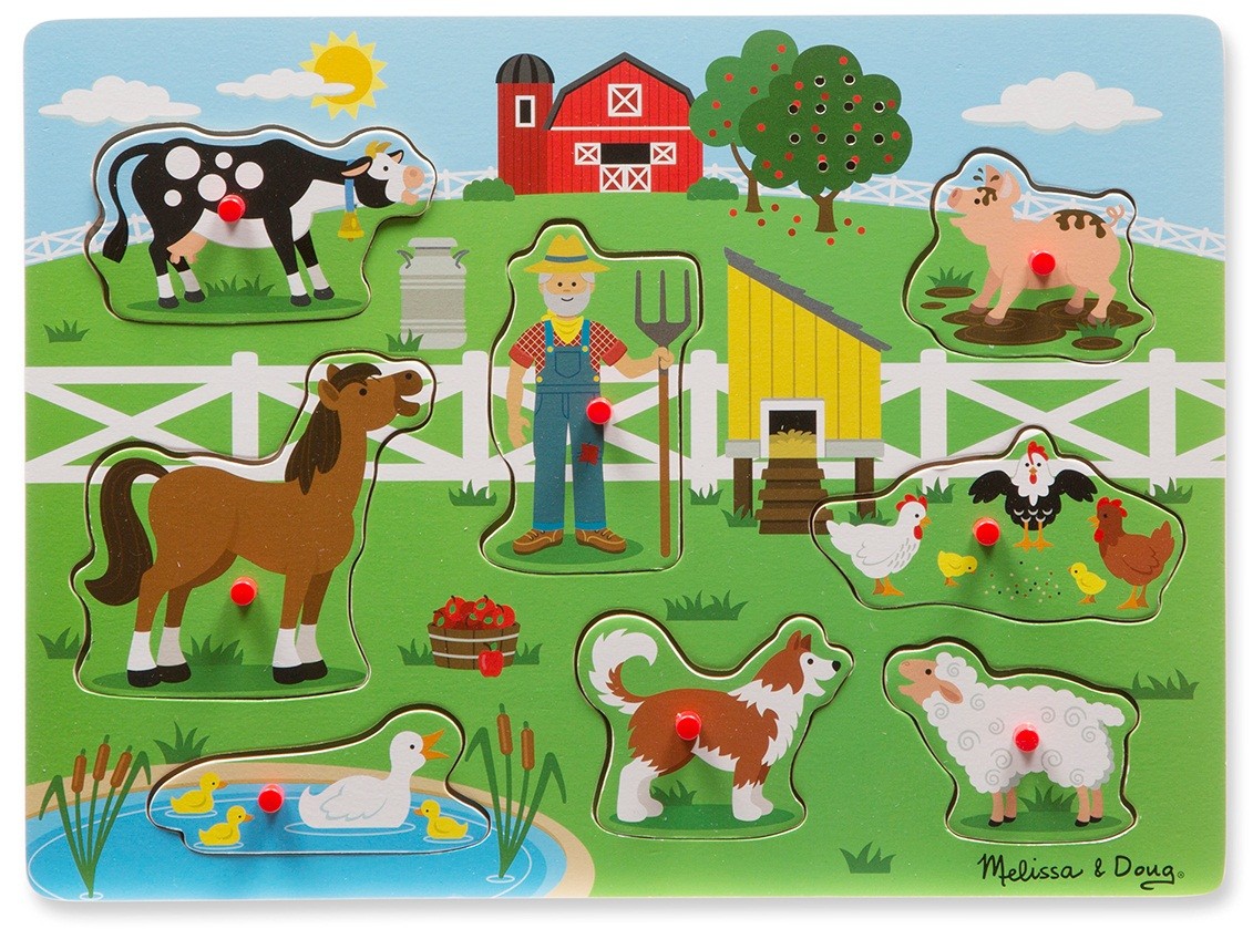 Old MacDonald's Farm 8pcs Sound Puzzle