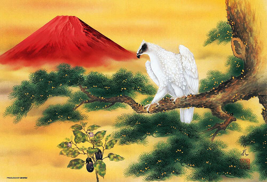 One Mt. Fuji, Two Eagles, Three Eggplants 300pcs Puzzle