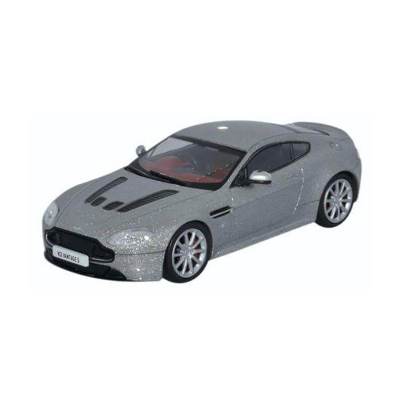 Oxford 1/43 Aston Martin V12 Vantage S (Lightning Silver)