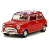 Oxford 1/43 Austin Mini (Tartan Red/Union Jack)