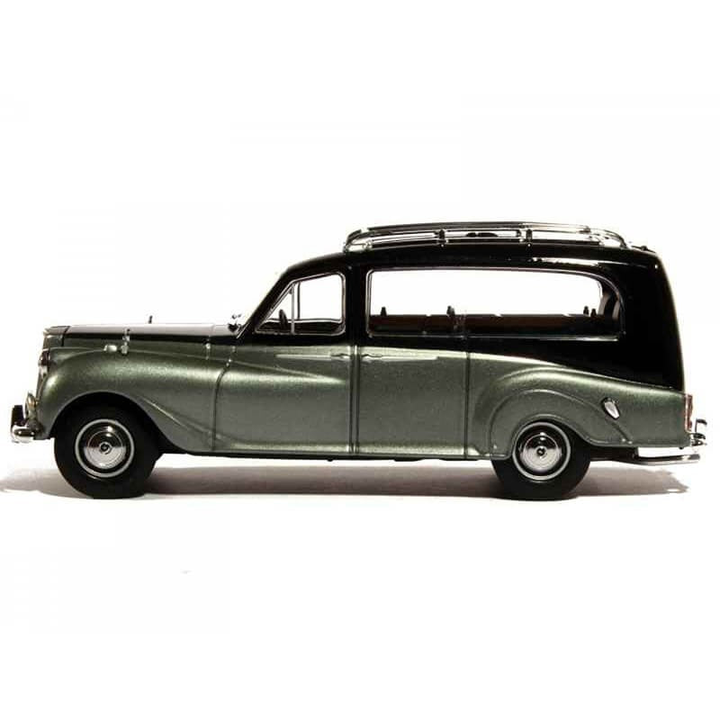 Oxford 1/43 Austin Princess Hearse (Black And Silver)