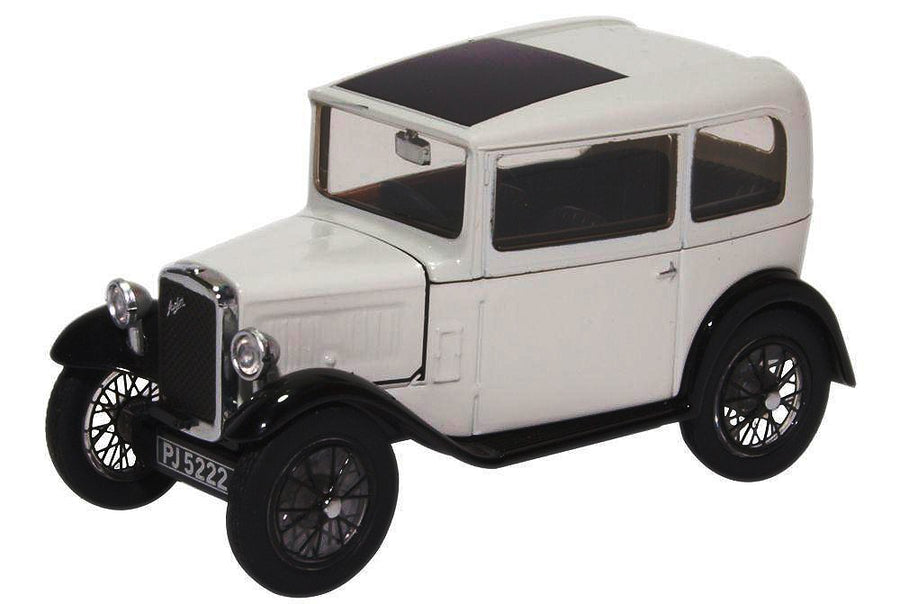 Oxford 1/43 Austin Seven RN Saloon (Light Grey)