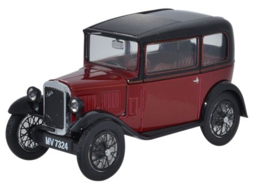 Oxford 1/43 Austin Seven RN Saloon (Maroon)