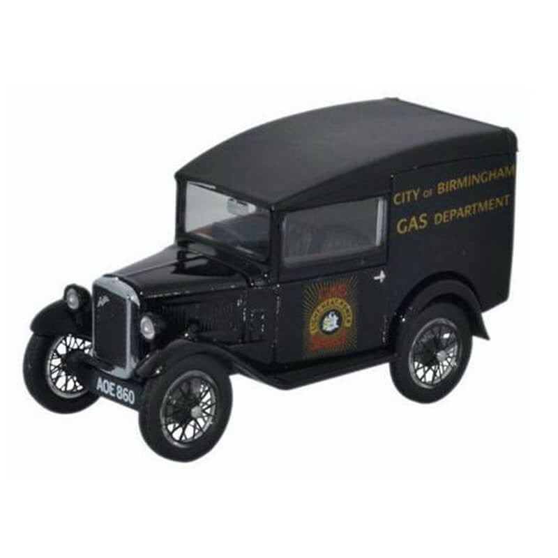 Oxford 1/43 Austin Seven RN Van City Of Birmingham Gas Dept.