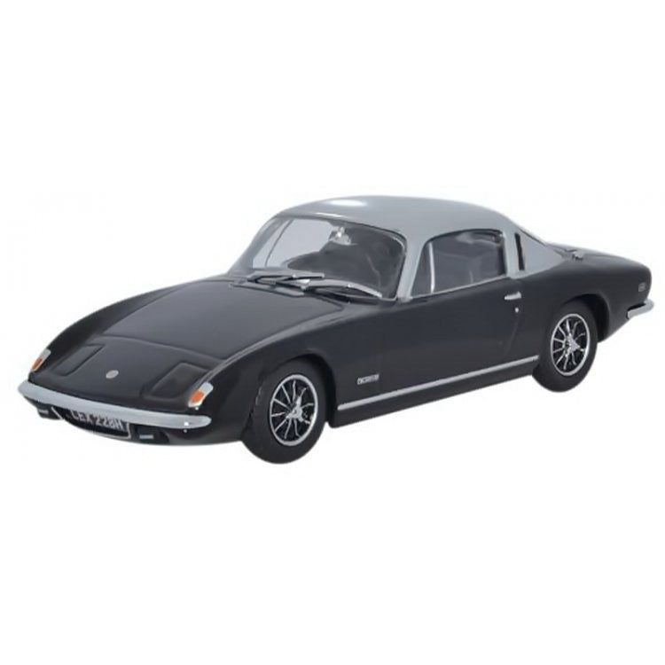Oxford 1/43 Lotus Elan Plus 2 (Black & Silver)